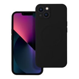 Obal / kryt na Apple iPhone 13 černý Sillicon Mag Cover