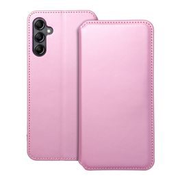 Puzdro / obal na Samsung Galaxy A14 5G ružové - kniha Dual Pocket book