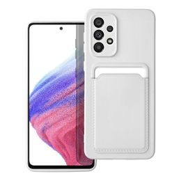 Obal / kryt na Samsung Galaxy A33 5G bílý - Forcell Card case