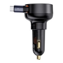 Nabíjačka do auta Lightning konektor + USB port 3A - biela Blue Star