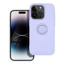 Obal / kryt na Apple iPhone 14 Pro fialový - Forcell Silicone Ring Case