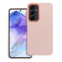 Obal / kryt na Samsung Galaxy A55 5G růžový - Frame Case