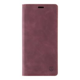 Pouzdro / obal na Xiaomi Redmi Note 12 4G burgundy - knížkové Tactical Xproof