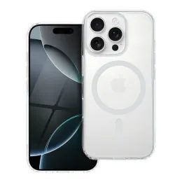 Obal / kryt na Apple iPhone 16 Pro bílý s MagSafe - Ring Mag Cover