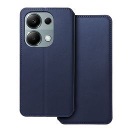 Pouzdro / obal na Xiaomi Redmi Note 13 Pro 4G modré - knížkové Dual Pocket Case