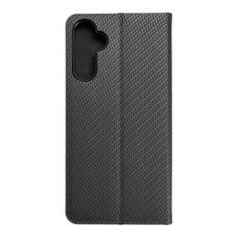 Pouzdro / obal na Samsung Galaxy A34 5G černý - knížkový Forcell Carbon