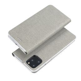 Puzdro / obal na Huawei Mate 10 Lite strieborný - kniha Luna Silver