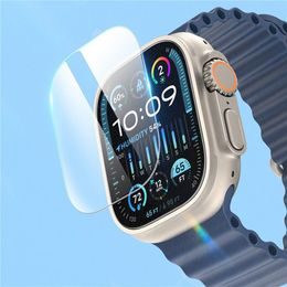 Tvrzené / ochranné sklo Apple Watch SE 44MM černé (Strong HD) - 5D Mr. Monkey plné lepení