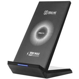 Bezdrátový nabíjecí stojánek 15W černý - OBAL:ME