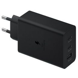 Nabíjací adaptér 2xUSB-C 1xUSB 65W čierny - Samsung