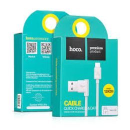 HOCO USB kábel tvaru L UPM10 micro USB 1,2M čierny