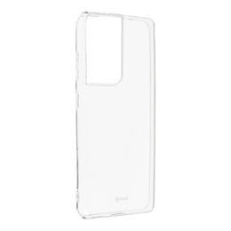 Obal / kryt na Samsung Galaxy S21 Ultra transparentní - Jelly Case