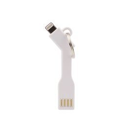 Prívesok na kábel USB Apple Iphone 5/5C/5S/6/6 Plus biely