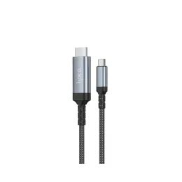 Kabel USB-C/HDMI 4K 30 Hz, 1,8 m, UA43, šedý - Hoco