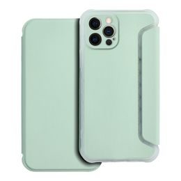 Pouzdro / obal na Apple iPhone 12 PRO zelené - knížkové PIANO