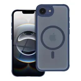 Obal / kryt na Apple iPhone 16e (SE 4 2025) / 17e modré - Matte Mag Cover