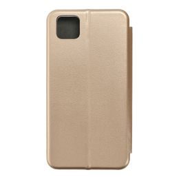 Pouzdro / Obal na Huawei Y5p zlatý - knížkové Forcell Elegance