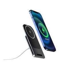 Nabíjecí stanice s bezdrátovám MagSafe nabíjením 3v1 černá - Forcell F-Energy