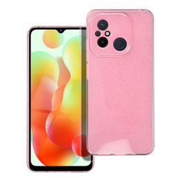 Obal / kryt na Xiaomi Redmi 12C ružový - CLEAR CASE 2mm BLINK
