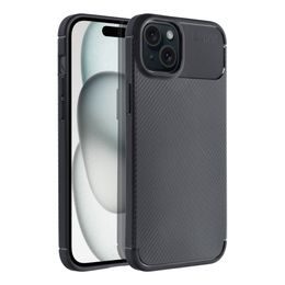 Obal / kryt na Apple iPhone 15 Plus černý - CARBON PREMIUM