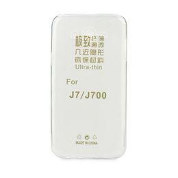 Obal / kryt na Samsung Galaxy J7 průhledný - Ultra Slim 0,3mm