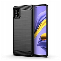 Obal / kryt na Samsung Galaxy A71 5G čierny - CARBON