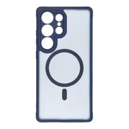 Obal / kryt na Samsung Galaxy S25 modrý - FULL MATE MAG COVER