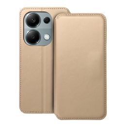 Pouzdro / obal na Xiaomi Redmi Note 13 Pro 4G zlaté - knížkové Dual Pocket Book Case