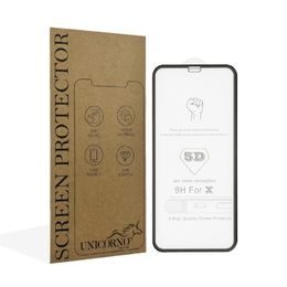 Tvrzené /ochranné sklo Vivo Y19s černé - Unicorno