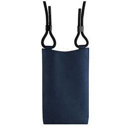 Taštička přes rameno s kapsou FIXED Verona s černou šňůrkou pro mobilní telefony do 7", červená