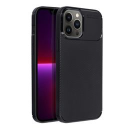 Obal / kryt na Apple iPhone 13 Pro Max černý - Carbon Premium