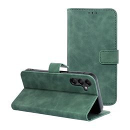 Pouzdro / obal na Samsung Galaxy A15 5G zelené - knížkové Tender