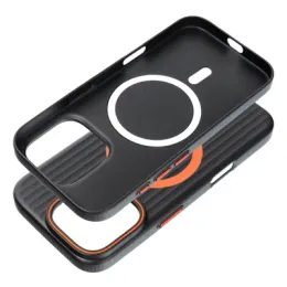 Obal / kryt na Apple iPhone 17 Pro červený - Silicone Mag Cover