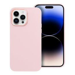 Obal / kryt na Apple iPhone 14 Pro Max růžový - FRAME
