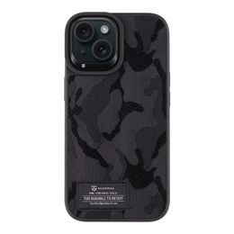 Obal / kryt na Apple iPhone 15 čierne - Tactical Camo Troop