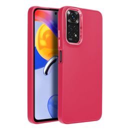 Obal / kryt na Xiaomi Redmi NOTE 11 / 11S tmavoružový - FRAME