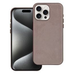 Obal / kryt na Apple iPhone 15 Pro Max hnědý - WOVEN MAG COVER