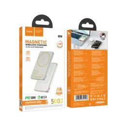 Powerbanka Charmast 10000 mAh se zabudovanými kabely černá