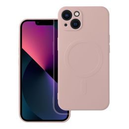 Obal / kryt pre Apple iPhone 13 ružové Sillicone Mag Cover