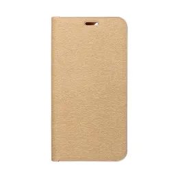 Pouzdro / obal na Samsung Galaxy A57 5G zlaté - knížkové LUNA Book