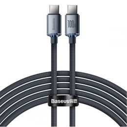 Datový kabel USB C na USB C 100W 2m černý - Baseus