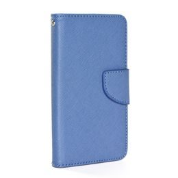 Pouzdro / obal univerzální (5,3-5,8") modré - knížkové Fancy Book Leather