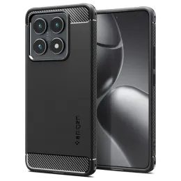 Obal / kryt na Xiaomi 14T černý - SPIGEN case RUGGED ARMOR