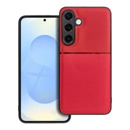 Obal / kryt na Samsung Galaxy S25 Plus červený - NOBLE