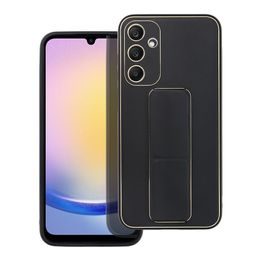 Obal / kryt na Samsung Galaxy A25 5G černý - Forcell LEATHER Kickstand
