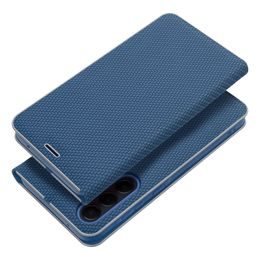 Puzdro / obal na Samsung Galaxy A34 5G čierny - kniha Forcell Carbon