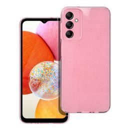 Obal / kryt na Samsung Galaxy A14 5G / A14 4G ružový - CLEAR CASE 2mm BLINK