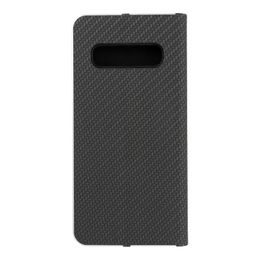 Pouzdro / obal na Samsung Galaxy S10 černé - knížkové LUNA CARBON