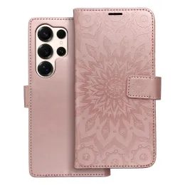 Pouzdro / obal Samsung Galaxy S25 Ultra růžové - knížkové Mezzo