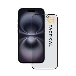Tvrzené / ochranné sklo Apple iPhone 15 / 16 černé - Tactical